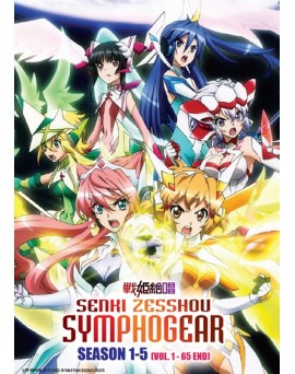 SENKI ZESSHOU SYMPHOGEAR SEASON 1-5 (VOL. 1 - 65 END)